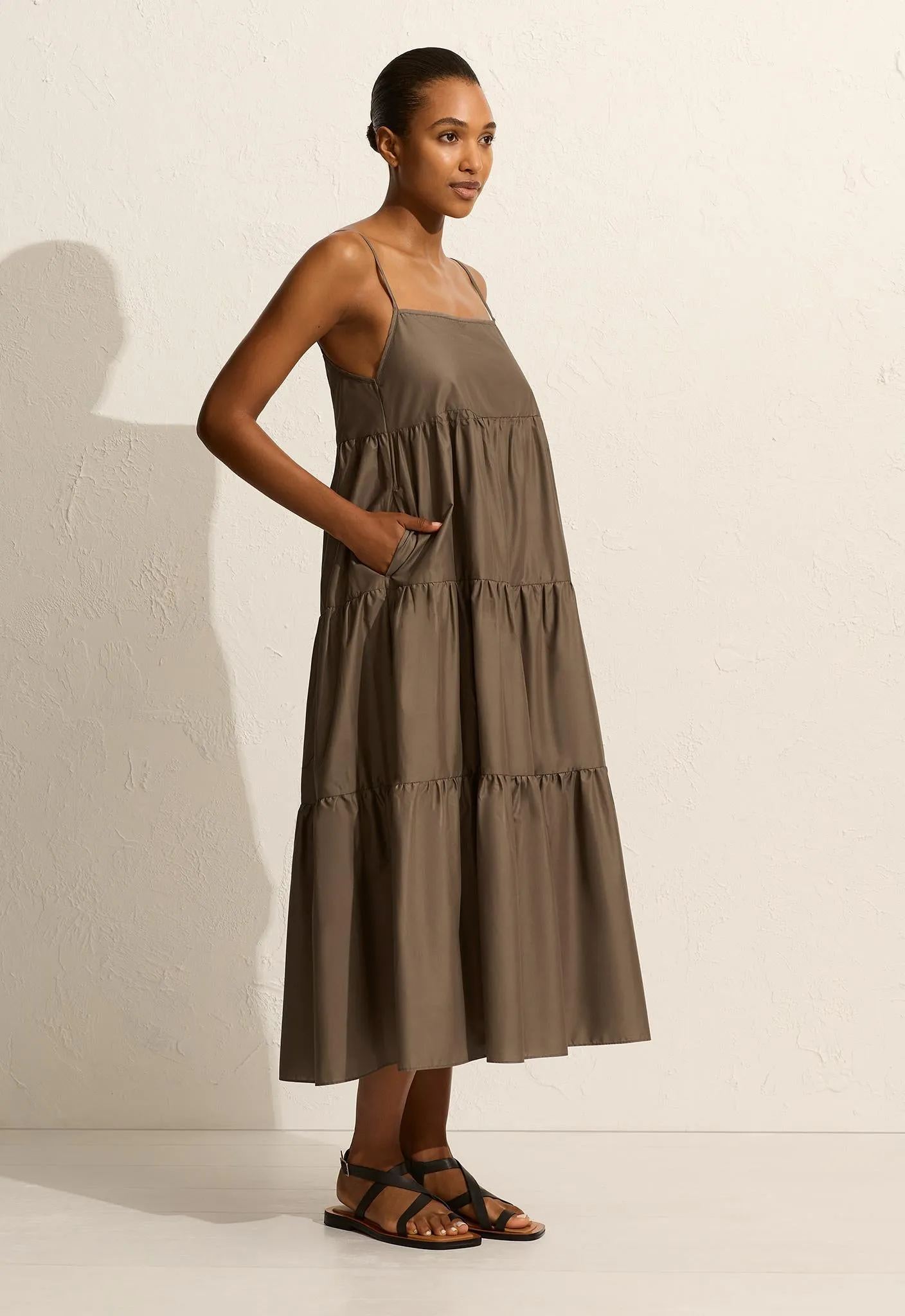 Tiered Sundress - Birch sold by Matteau product image thumbnail 3