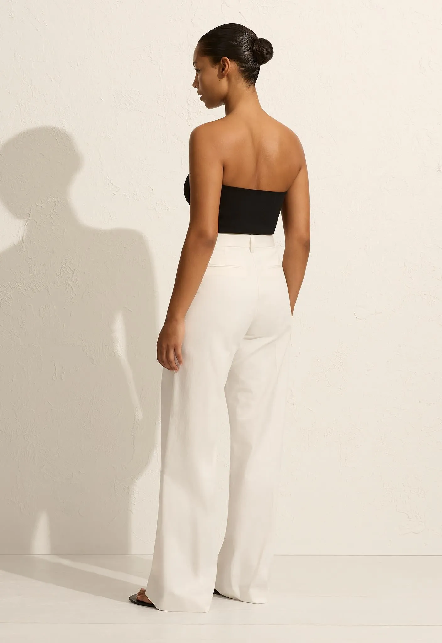 Straight Twill Trouser - Chalk sold by Matteau product image thumbnail 4