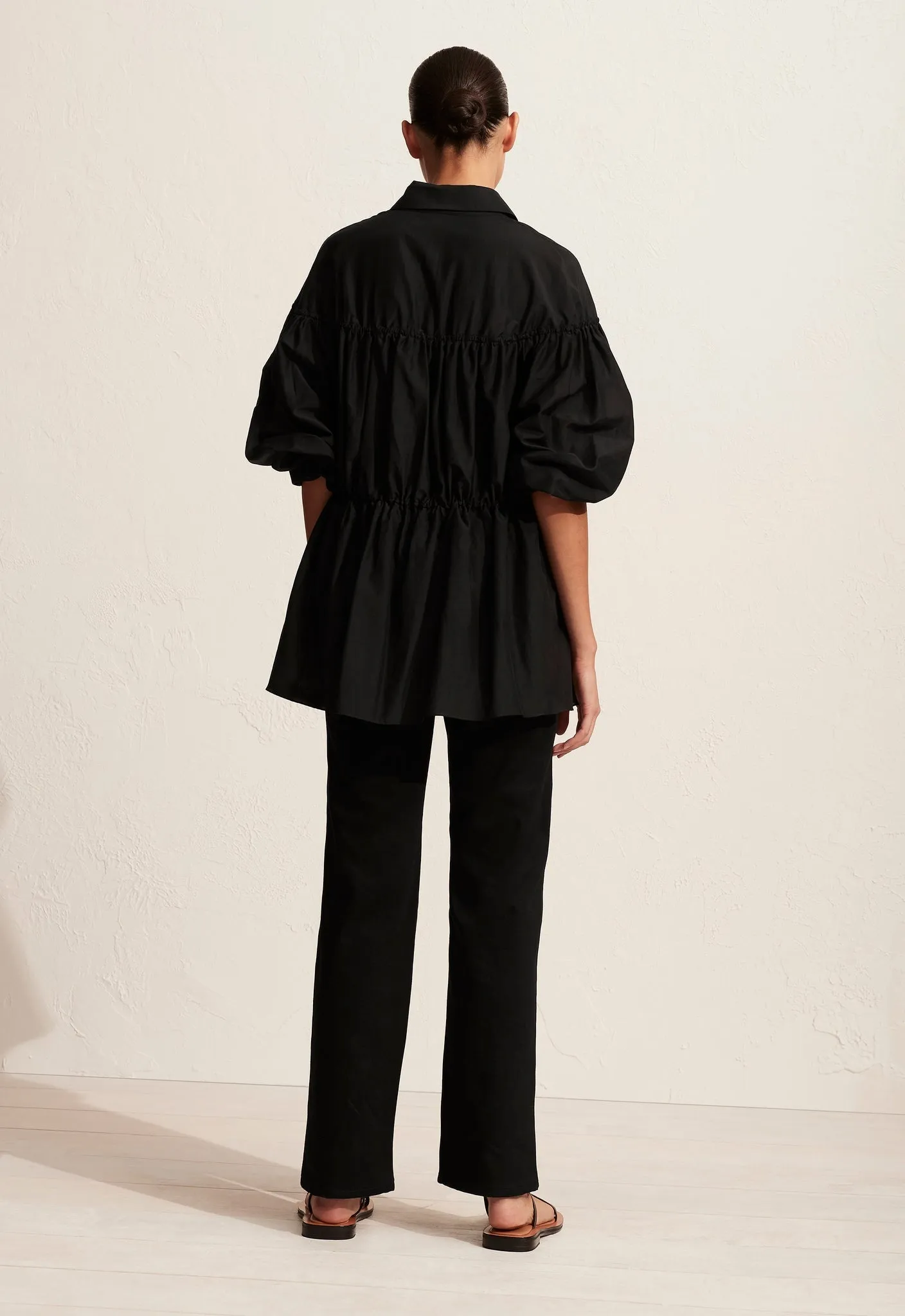 Drawcord Tunic - Black sold by Matteau product image thumbnail 4