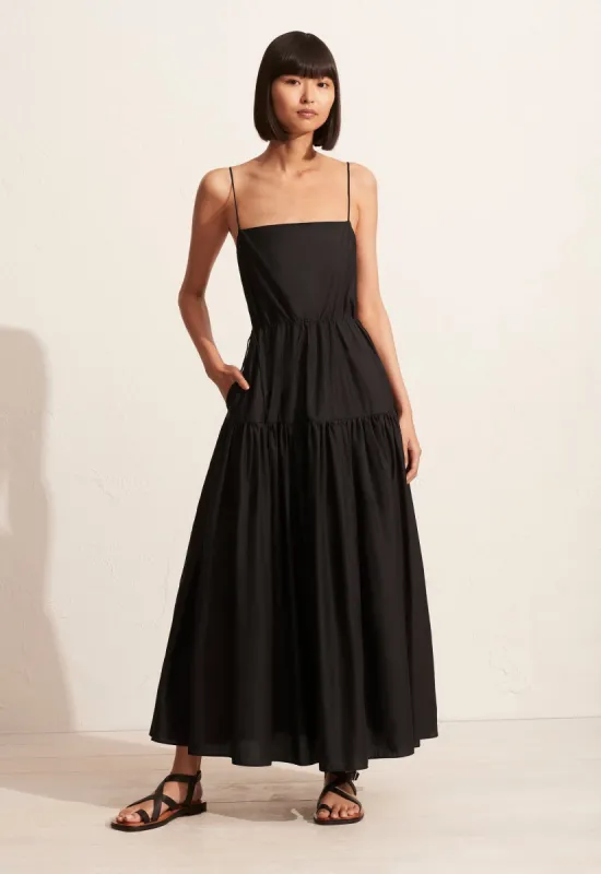 The Drop Waist Sundress - Black sold by Matteau