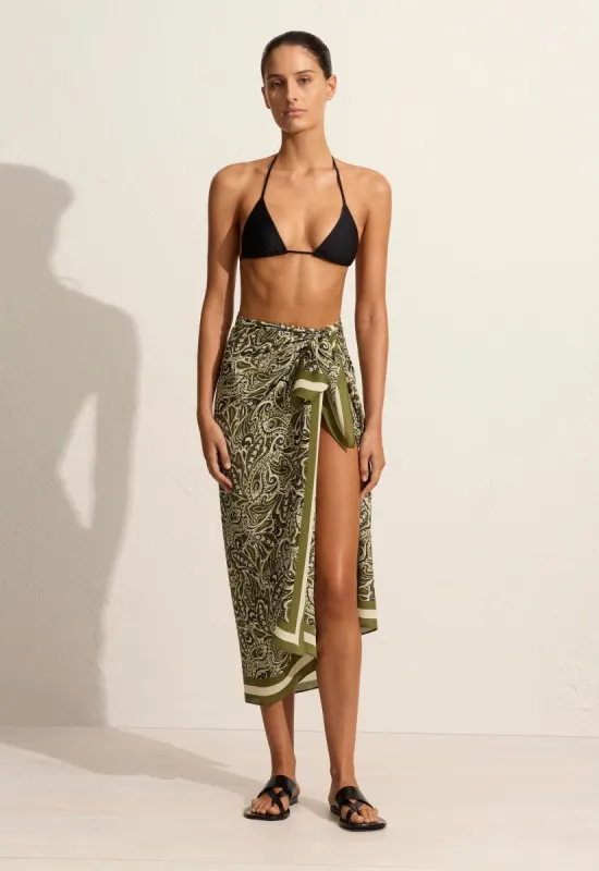 Silk Sarong - Paisley sold by Matteau