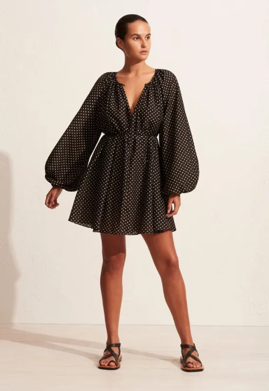 Voluminous Mini Dress - Polka Dot sold by Matteau