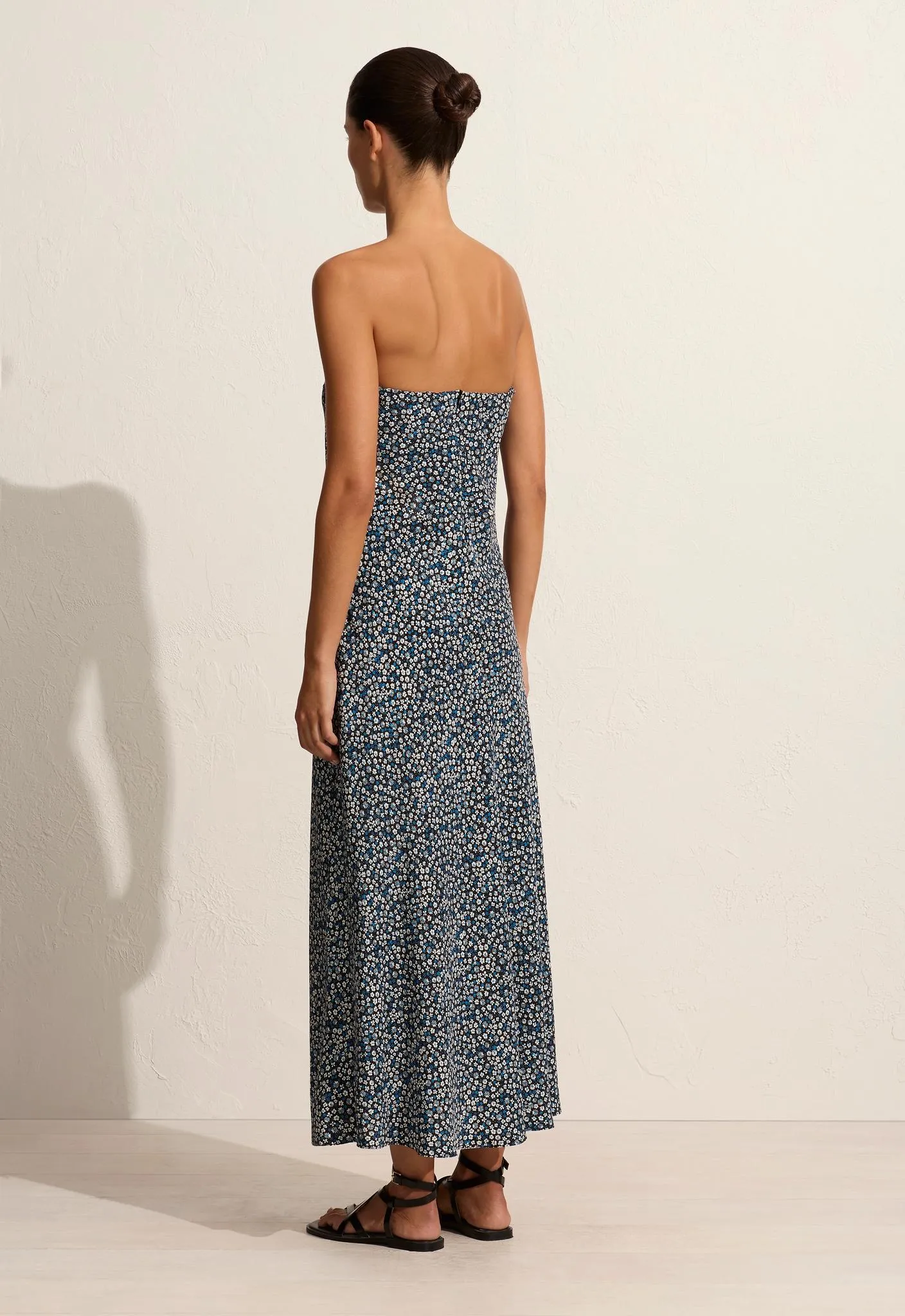 Bias Column Dress - Forget-Me-Not sold by Matteau product image thumbnail 4