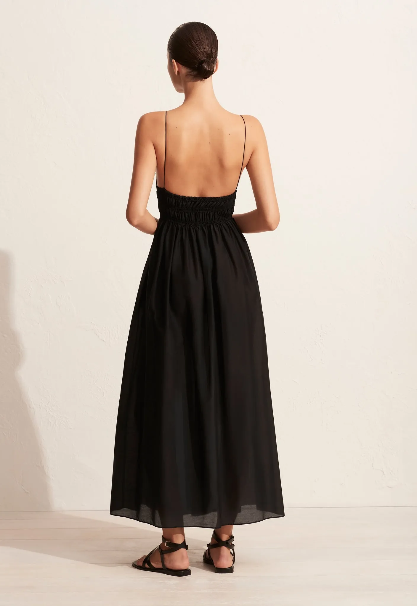 The Shirred Sundress - Black sold by Matteau product image thumbnail 4