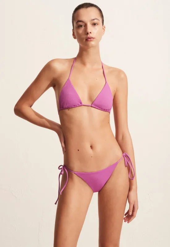 The String Brief - Orchid Crinkle sold by Matteau