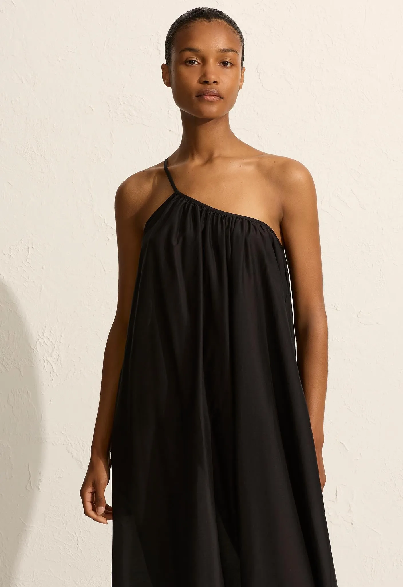 Voluminous One Shoulder Dress - Black sold by Matteau product image thumbnail 2