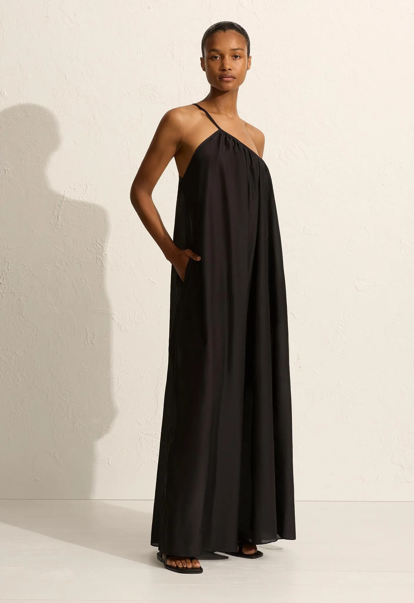 Voluminous One Shoulder Dress - Black sold by Matteau product image thumbnail 3
