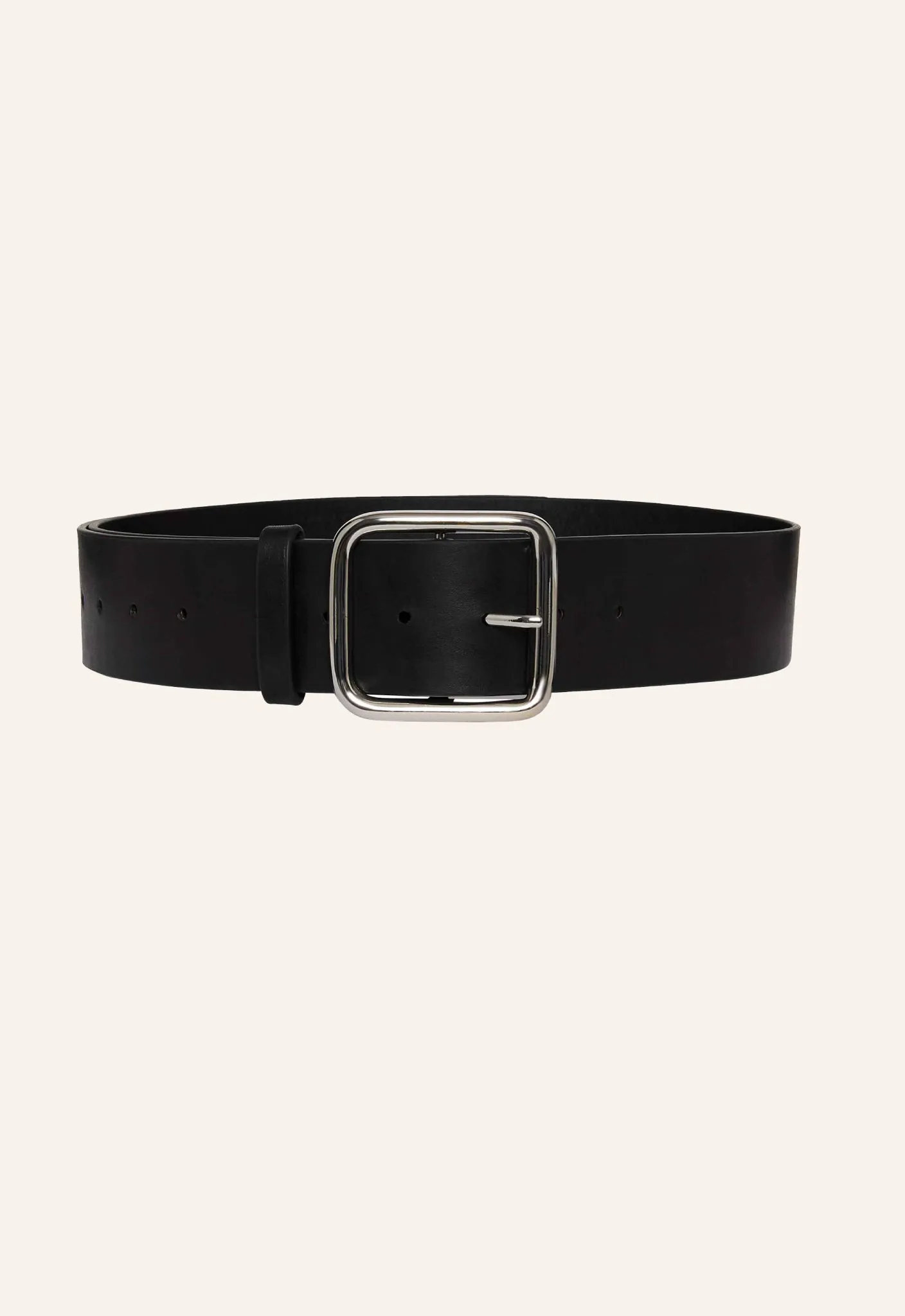 Wide Belt - Black Silver sold by Matteau