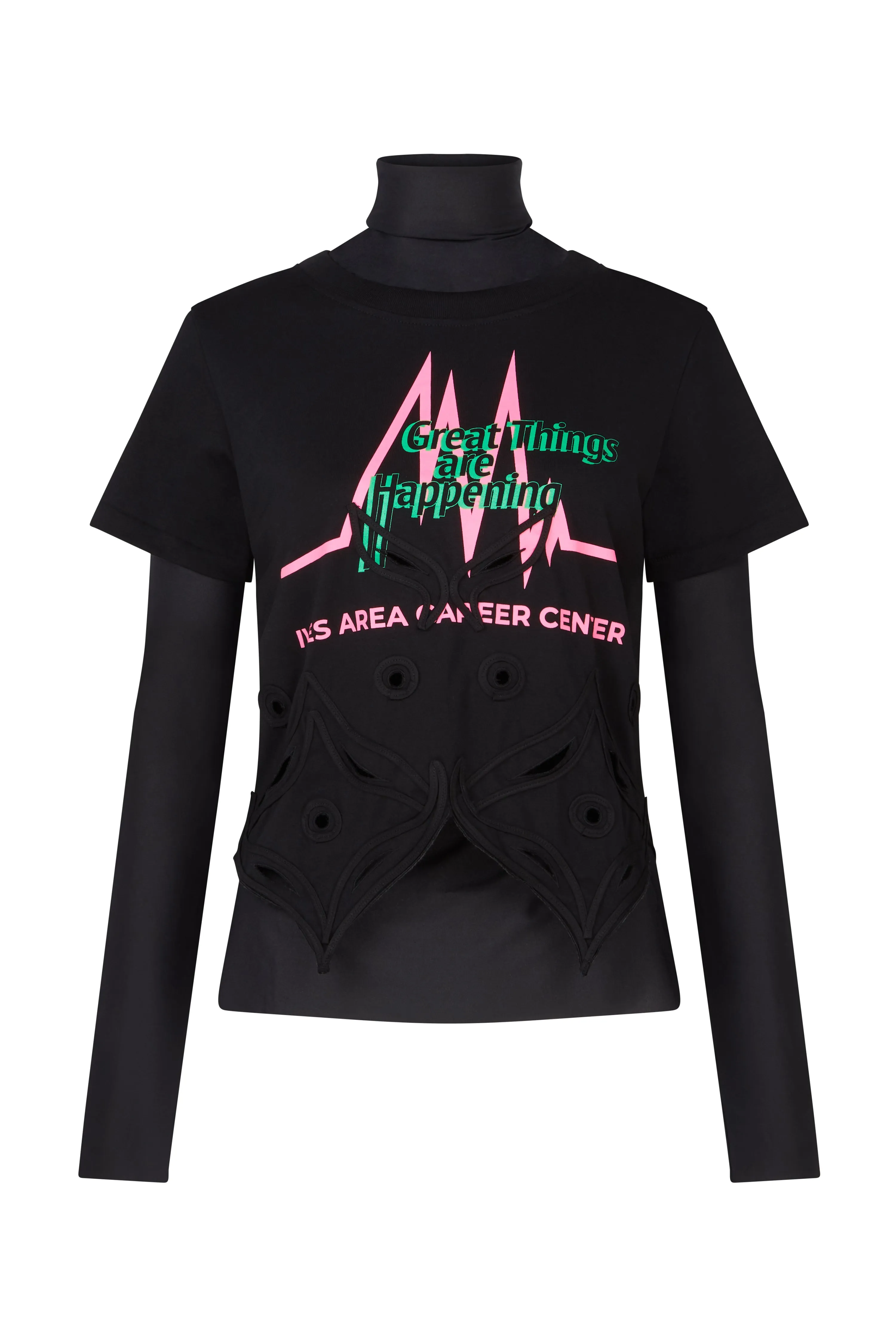 The Schiffli T-shirt sold by Conner Ives