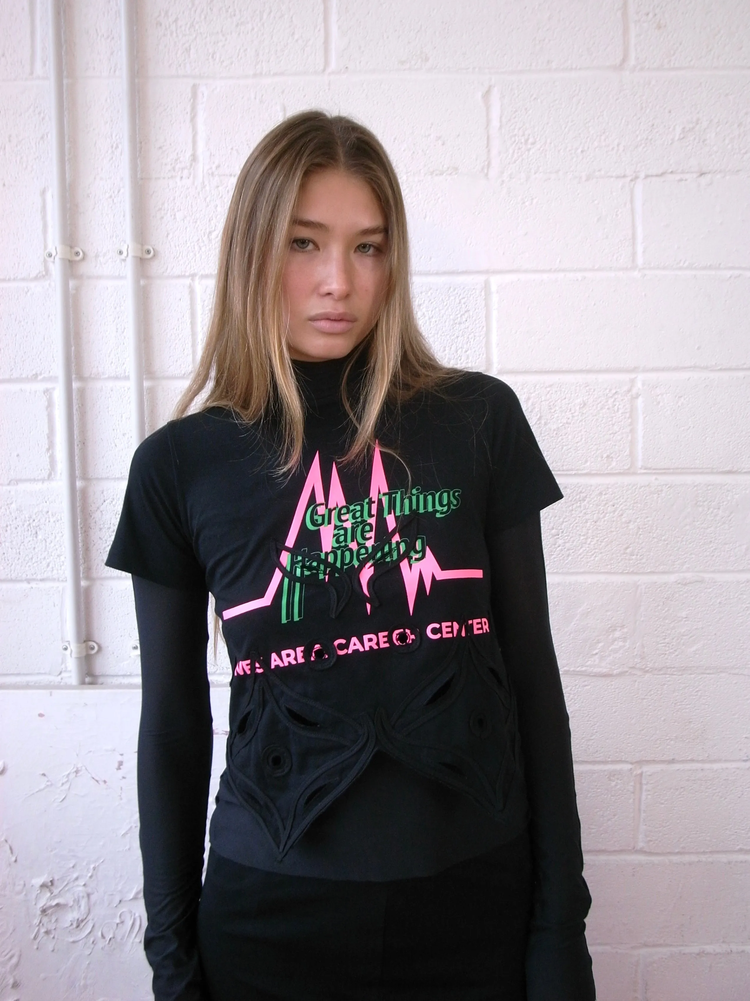 The Schiffli T-shirt sold by Conner Ives product image thumbnail 3