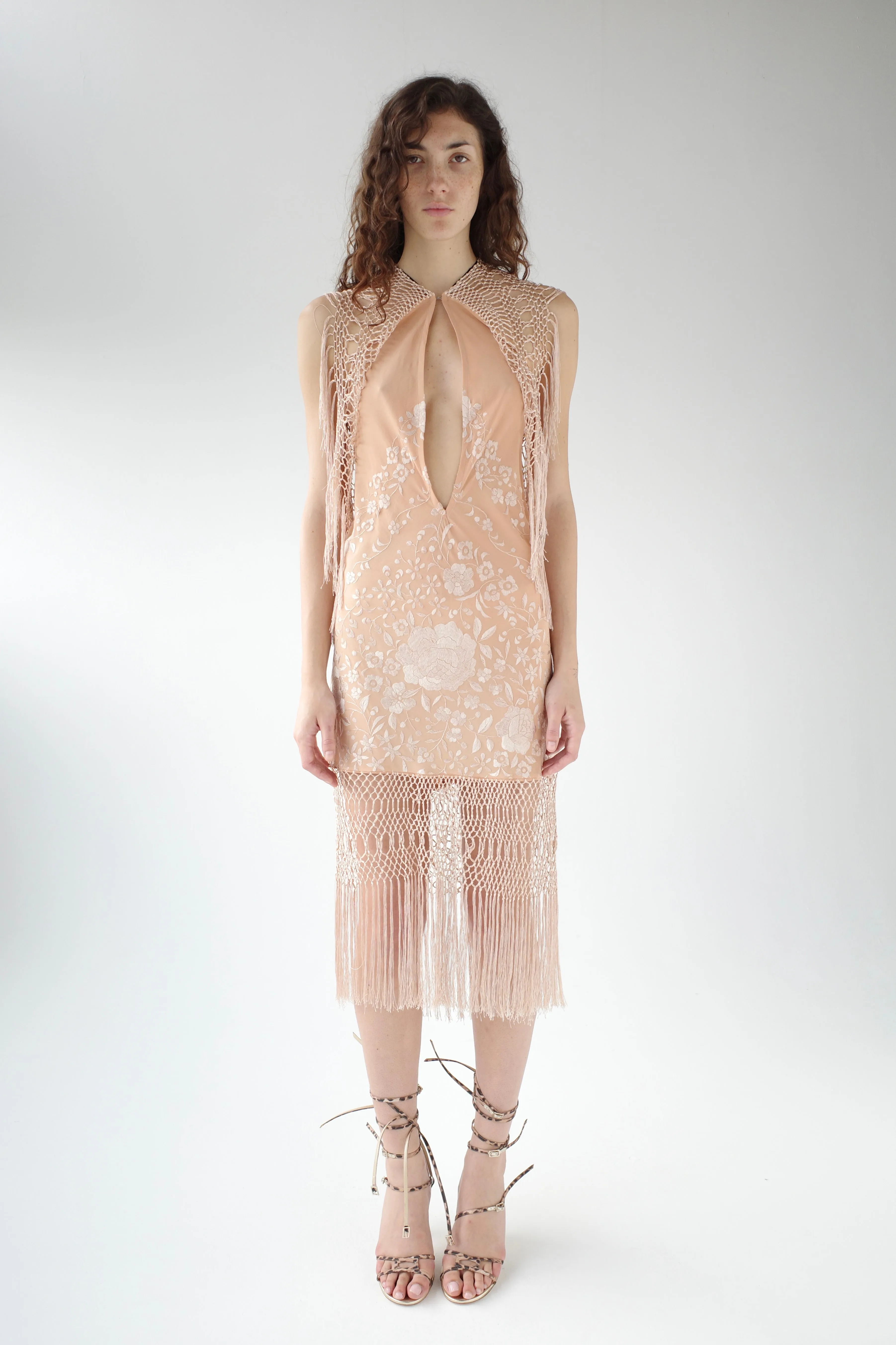 The Demi-Couture Piano Shawl Mini Dress- Medium sold by Conner Ives