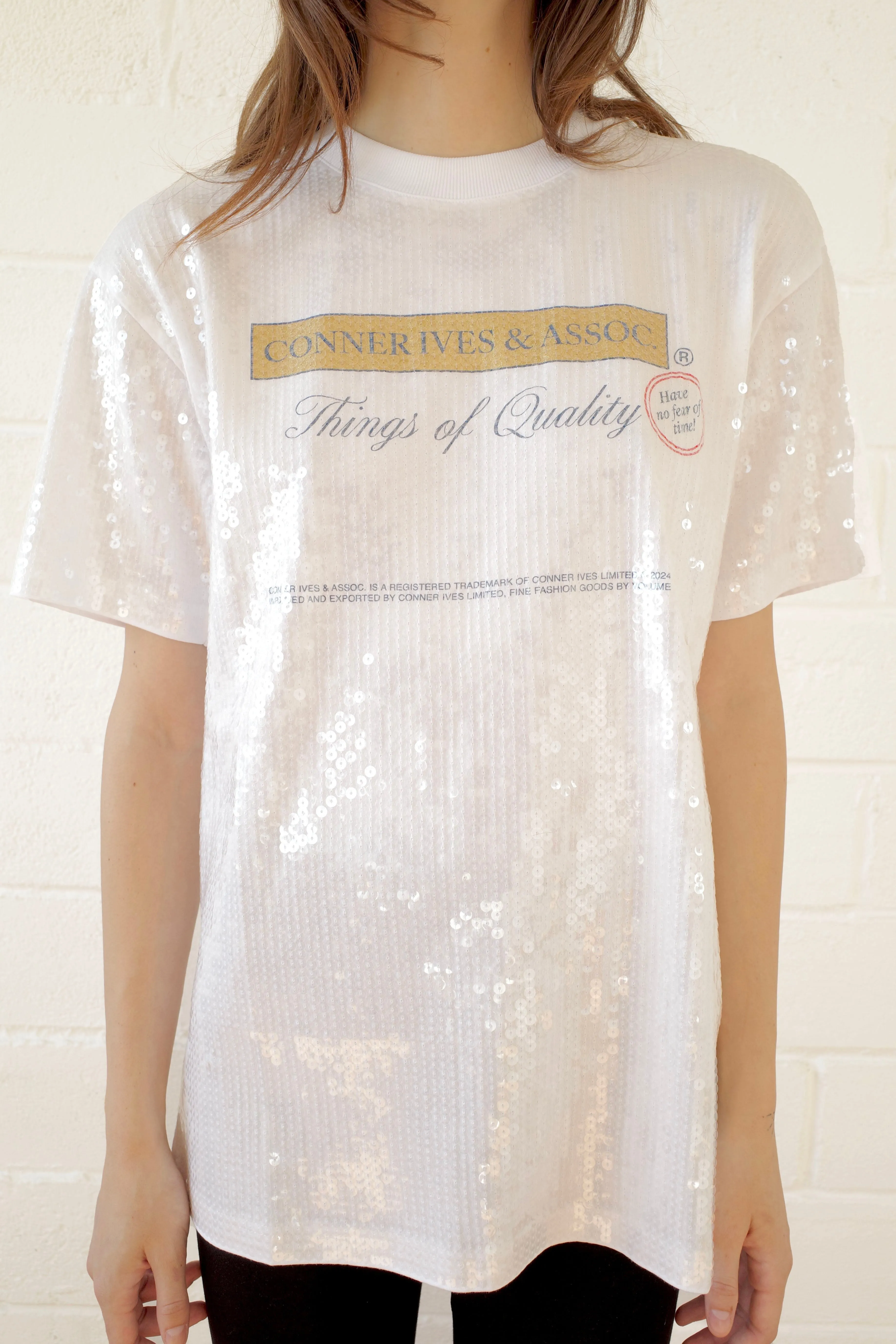'Things of Quality' Sequin T-shirt sold by Conner Ives