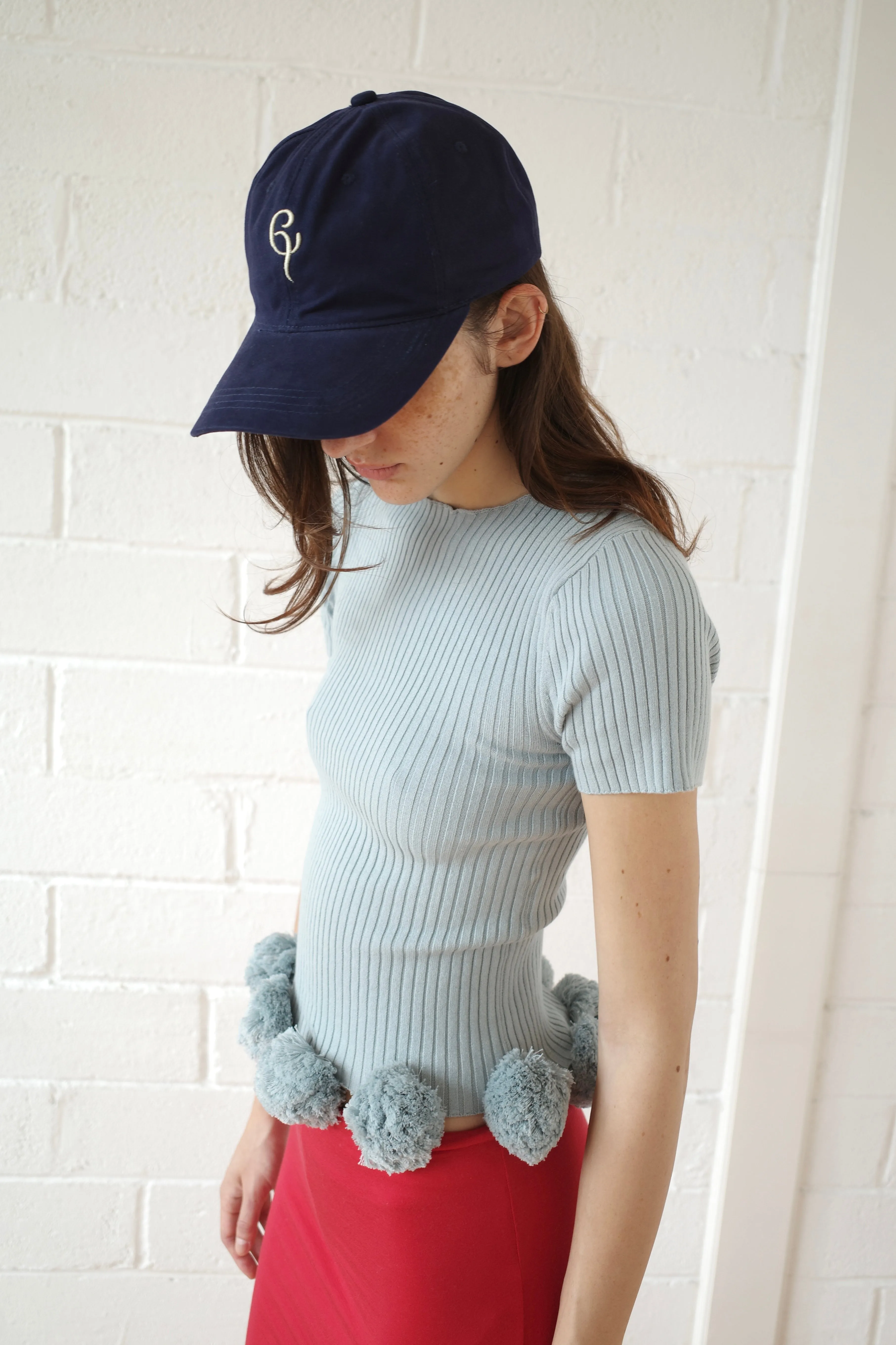 The Pom Pom Tee - Grey sold by Conner Ives product image thumbnail 4