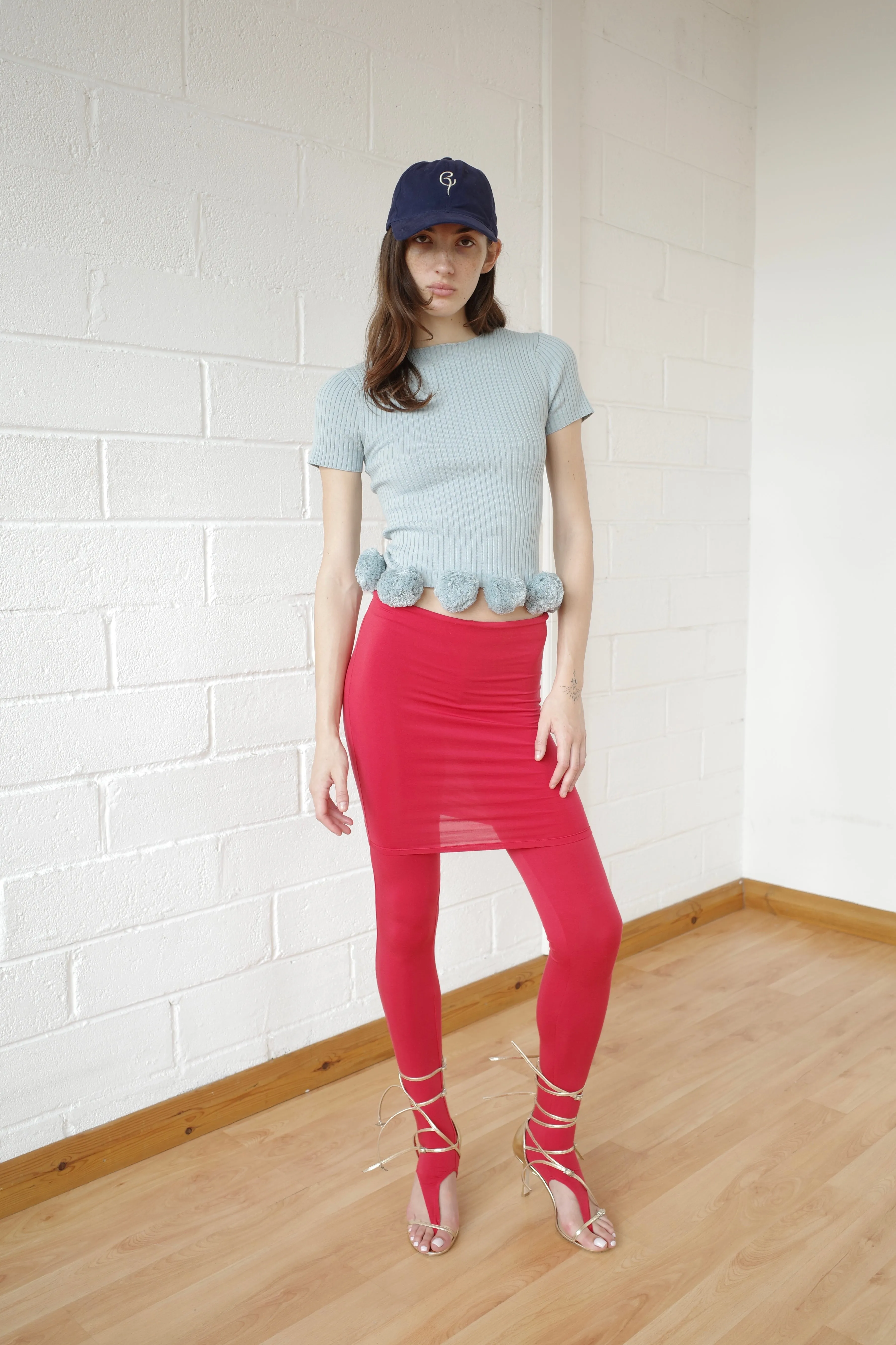 The Pom Pom Tee - Grey sold by Conner Ives product image thumbnail 5