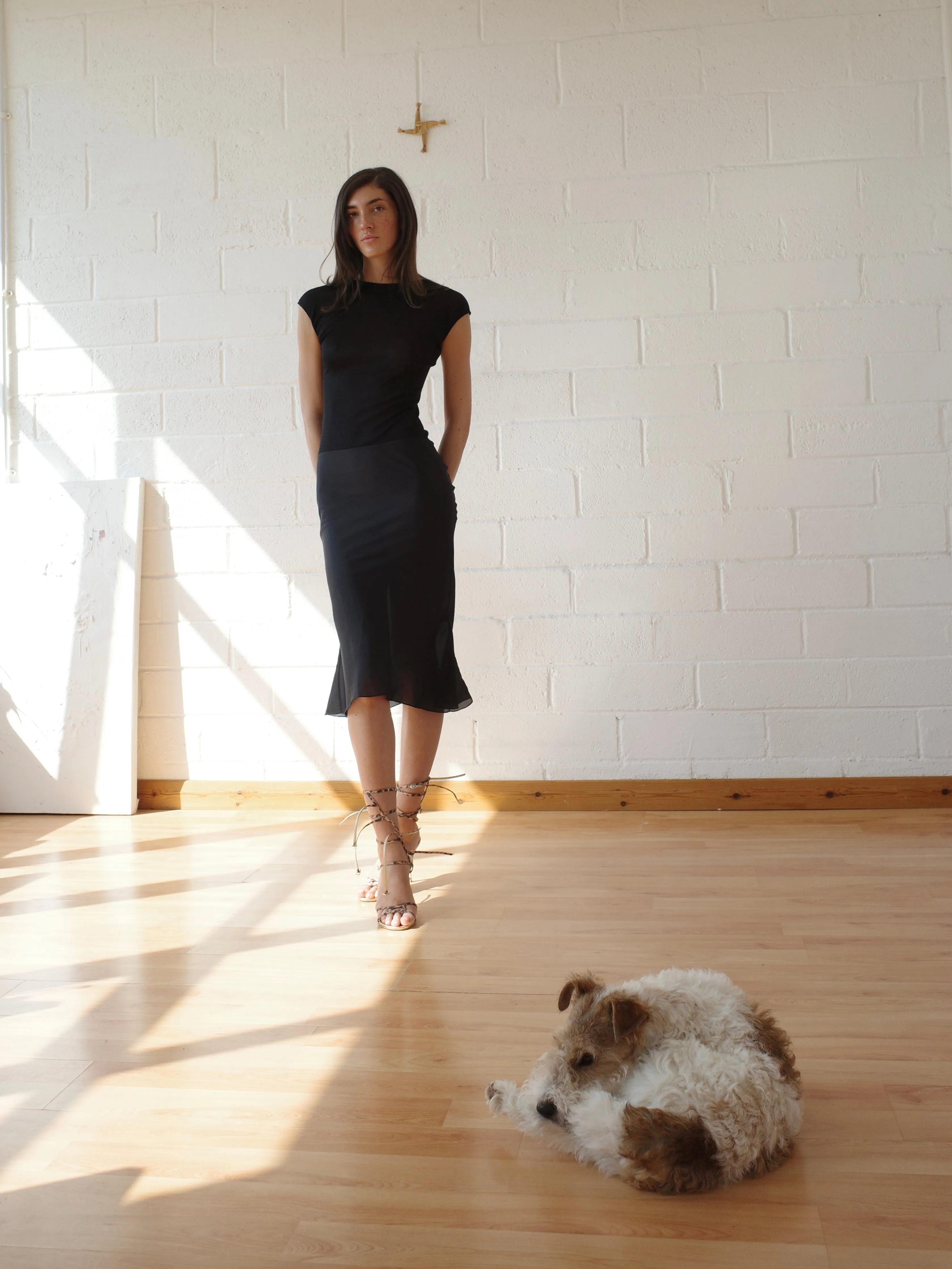 The P.S. Midi Dress - Black sold by Conner Ives product image thumbnail 5