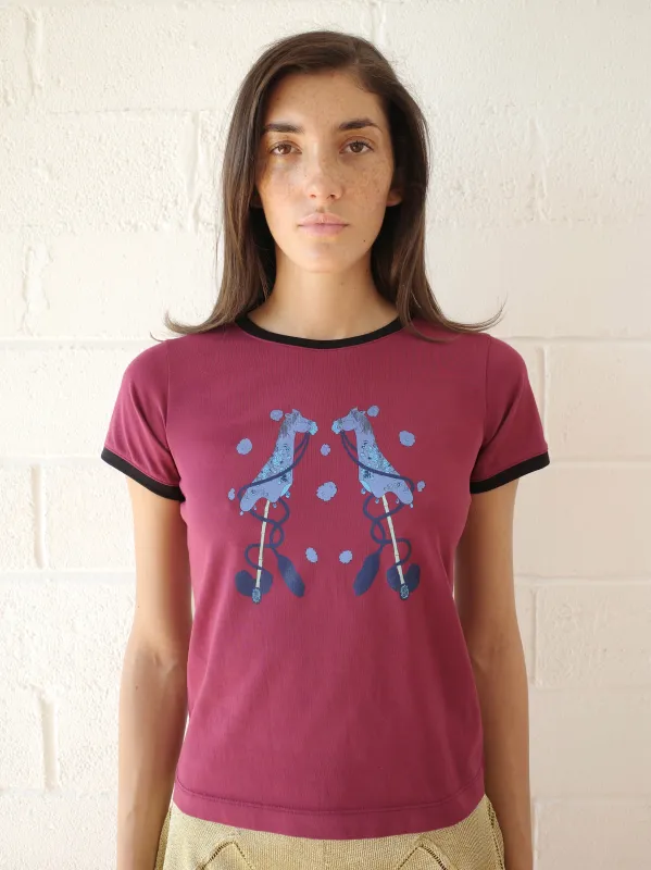 The Hobby Horse Ringer Tee made by Conner Ives