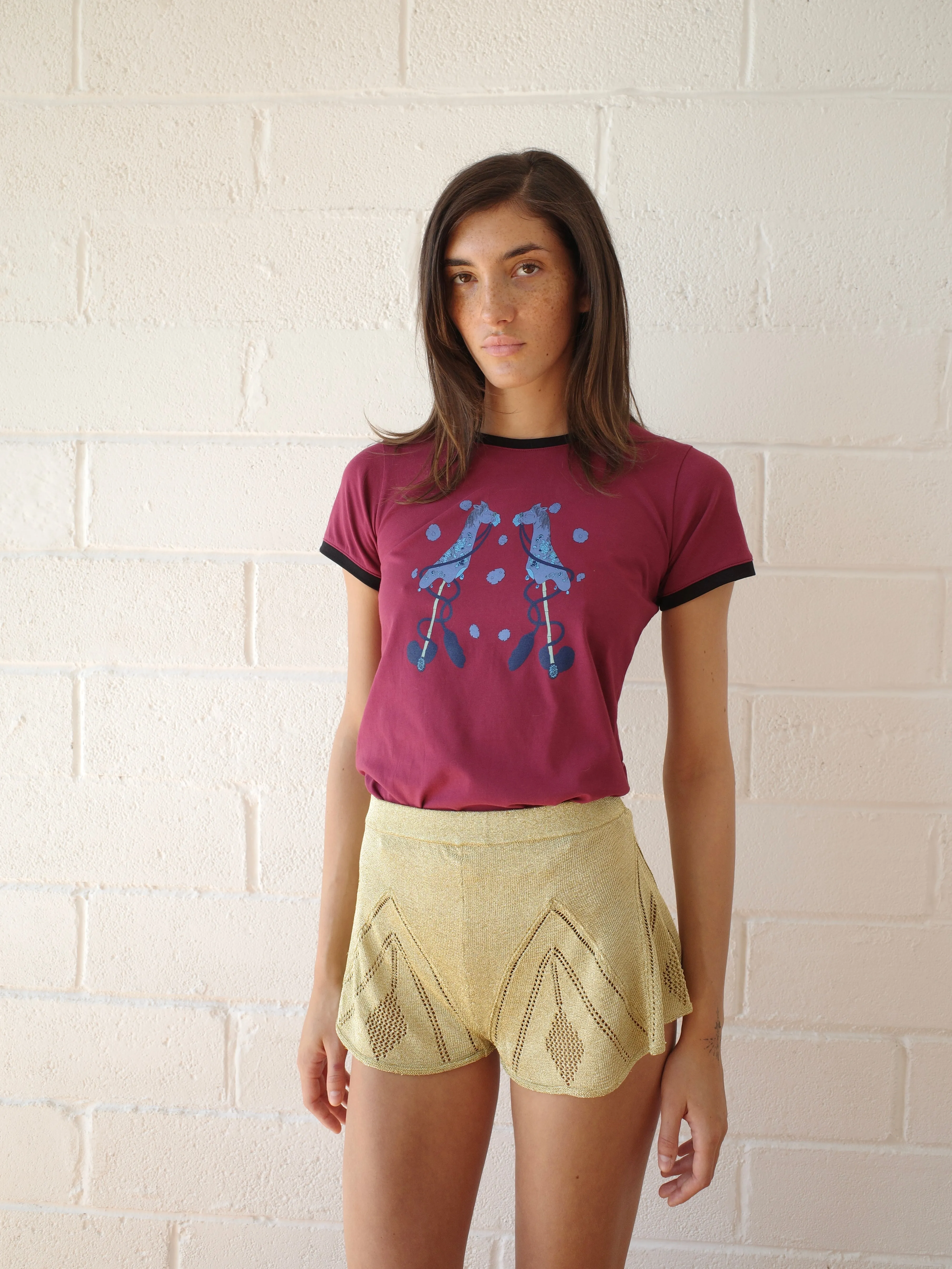 The Hobby Horse Ringer Tee sold by Conner Ives product image thumbnail 3