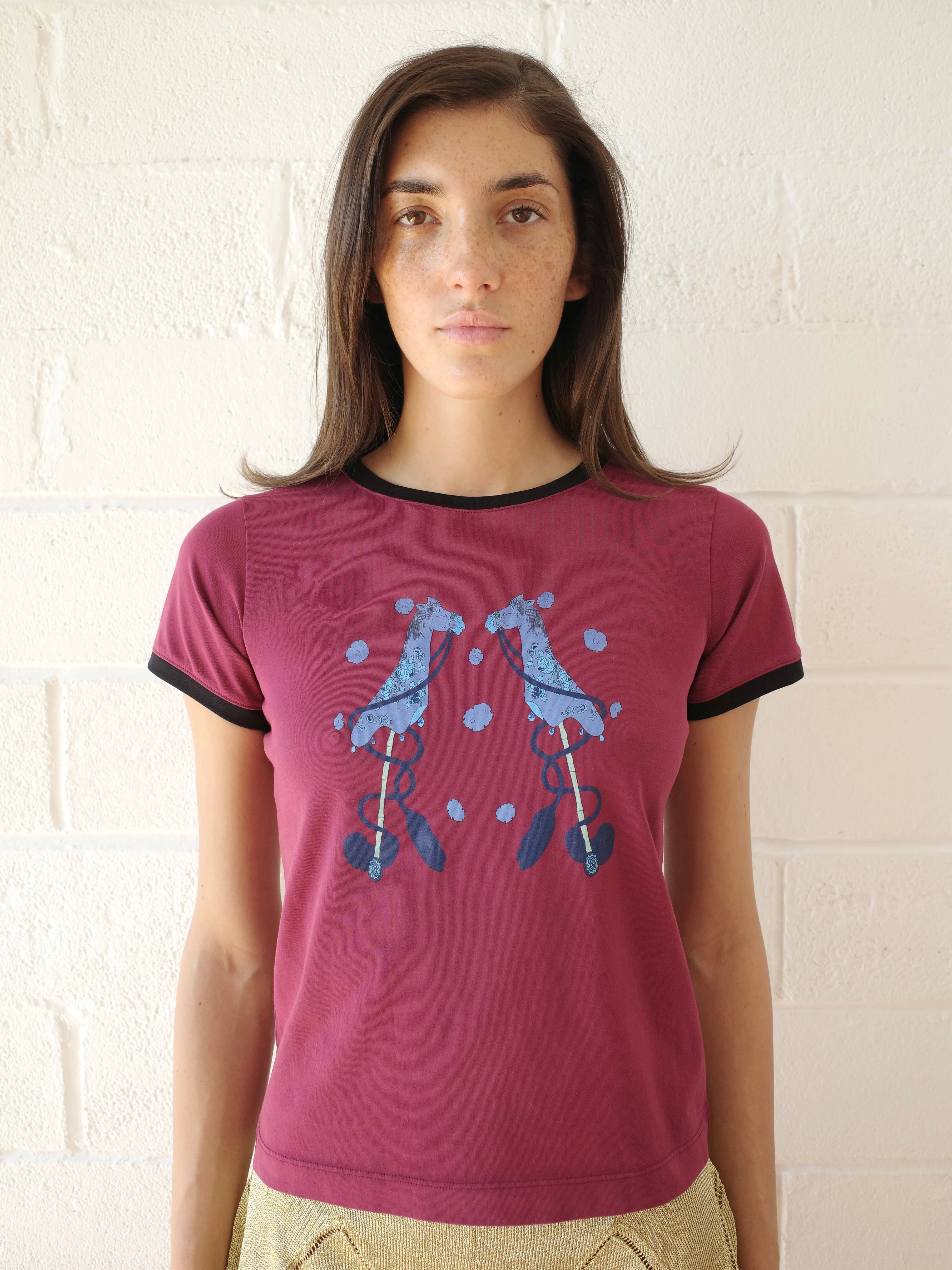 The Hobby Horse Ringer Tee sold by Conner Ives product image thumbnail 2