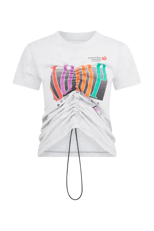 The Reconstituted Jersey Toggle T-shirt sold by Conner Ives