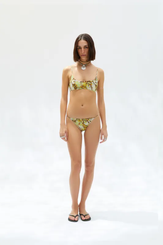 BANDY - Printed bandeau bikini top sold by Siedres