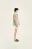 DREW - Loose-fit printed patchwork denim jacket sold by Siedres