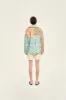 DREW - Loose-fit printed patchwork denim jacket sold by Siedres