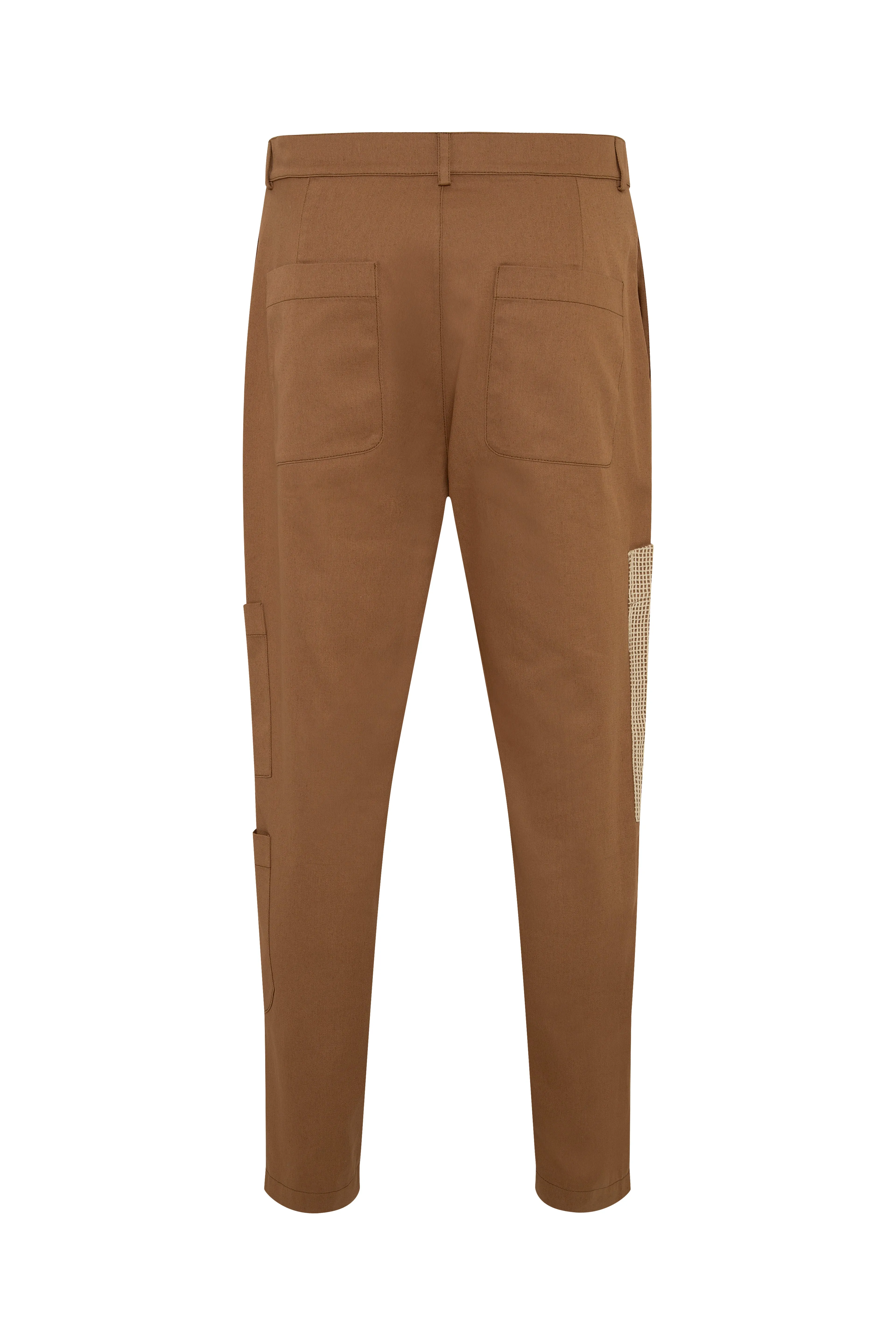 JUSTIN - Straight-leg cargo pants with lace applique detail sold by Siedres product image thumbnail 5