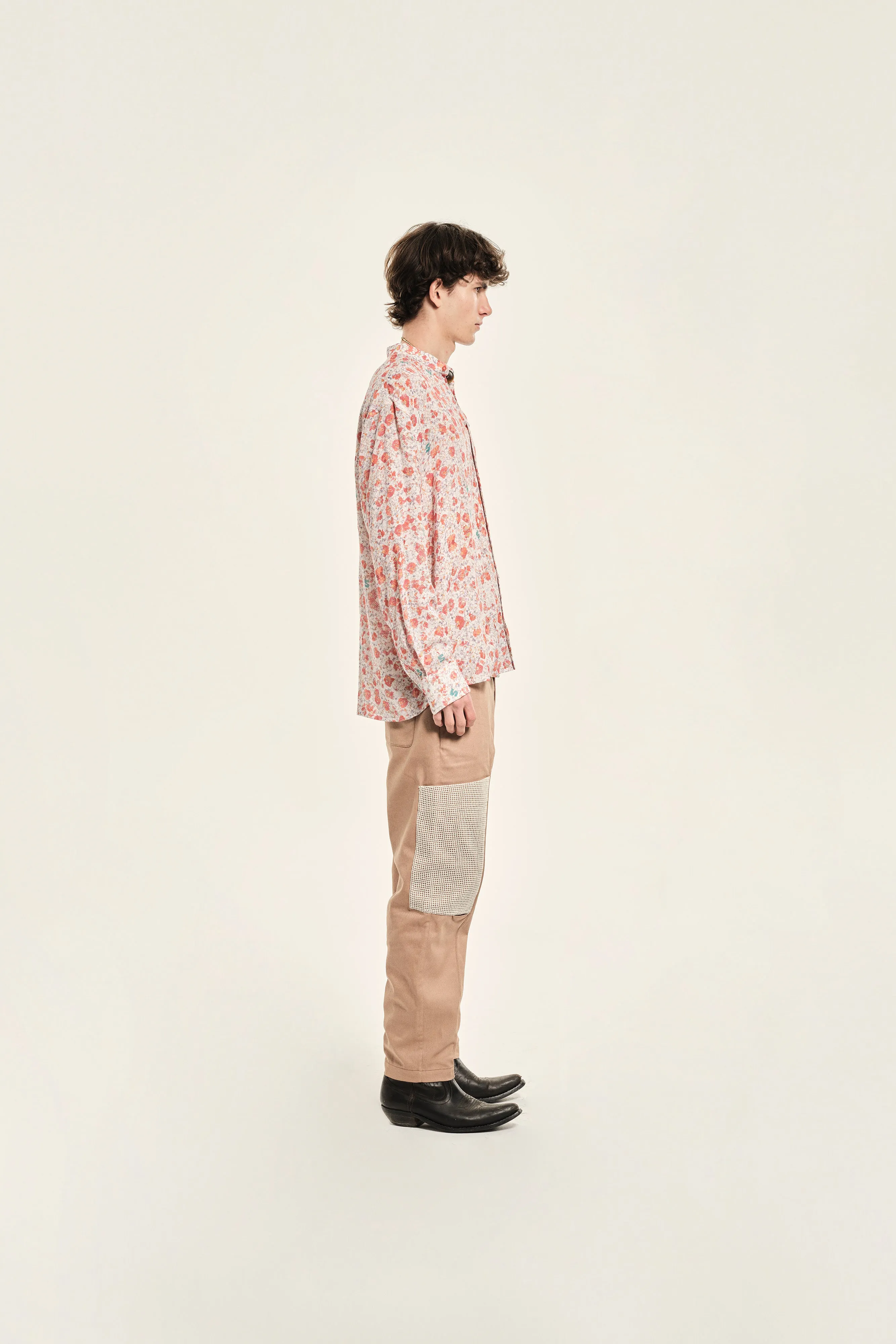 JUSTIN - Straight-leg cargo pants with lace applique detail sold by Siedres product image thumbnail 2