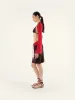 MILEN - Colour blocked midi jersey skirt sold by Siedres