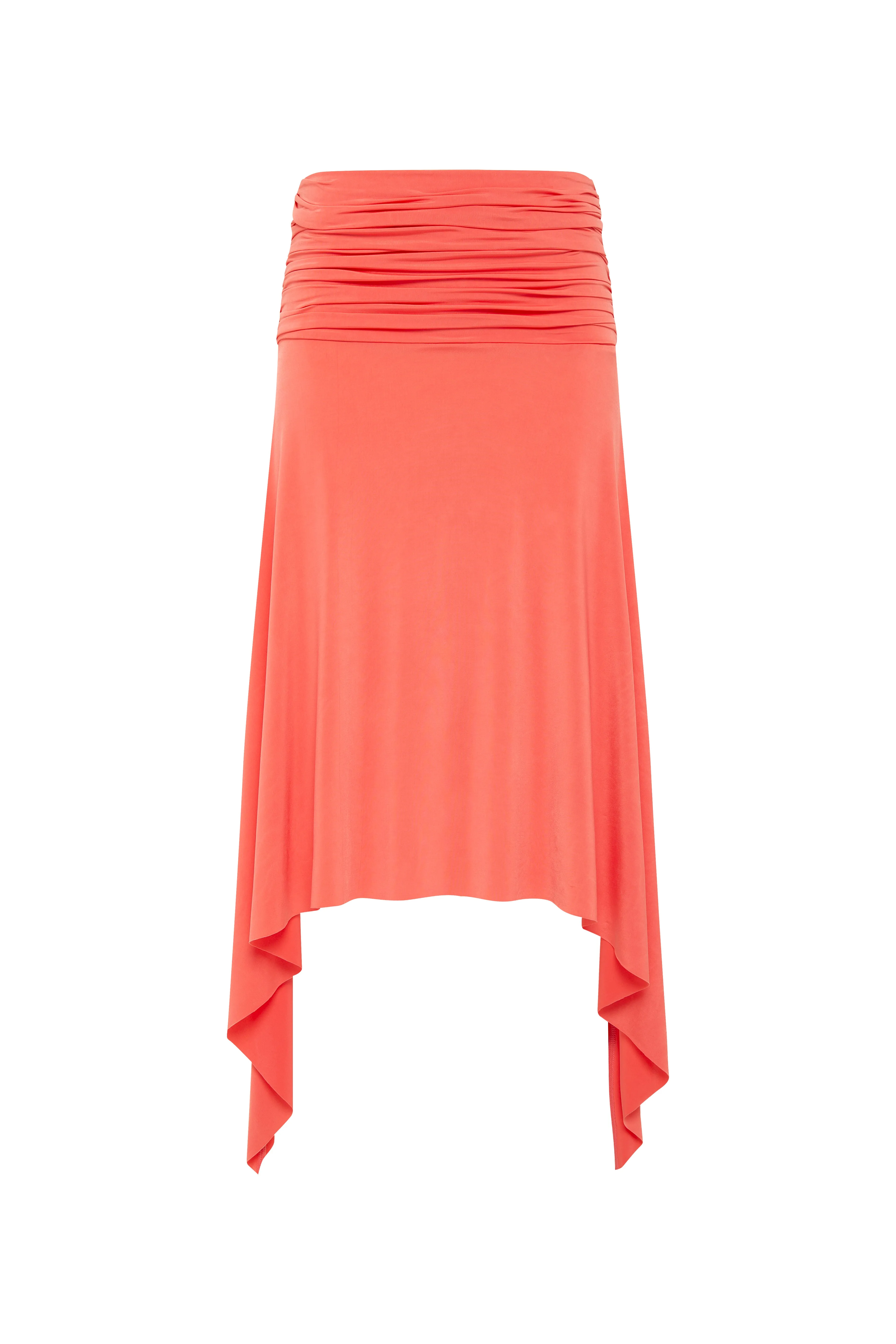 MIMI - Asymmetric draped jersey skirt sold by Siedres product image thumbnail 4