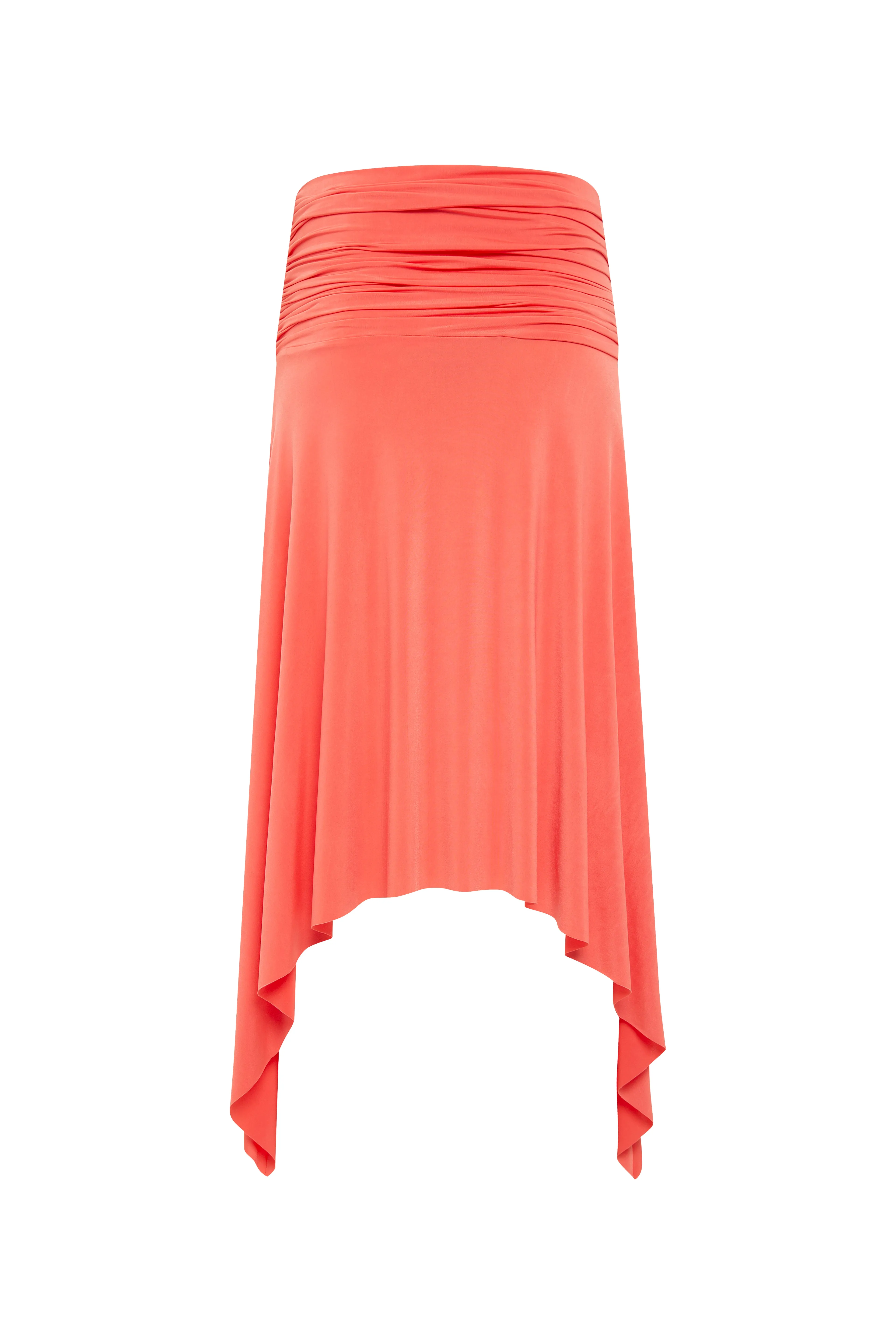 MIMI - Asymmetric draped jersey skirt sold by Siedres product image thumbnail 5