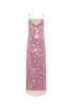 KEBI - Lace-trimmed sequined dress sold by Siedres