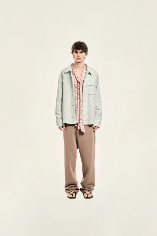 DREW - Loose-fit logo applique detailed jacket sold by Siedres