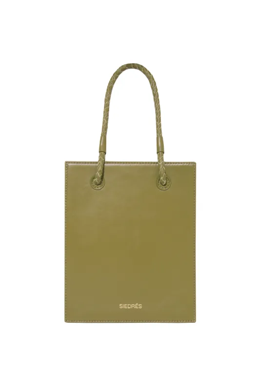 NIKI - Mini handbag with woven handles sold by Siedres