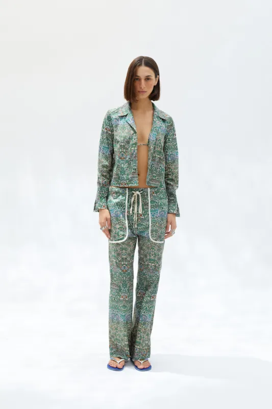 PILA - Printed cotton pants sold by Siedres