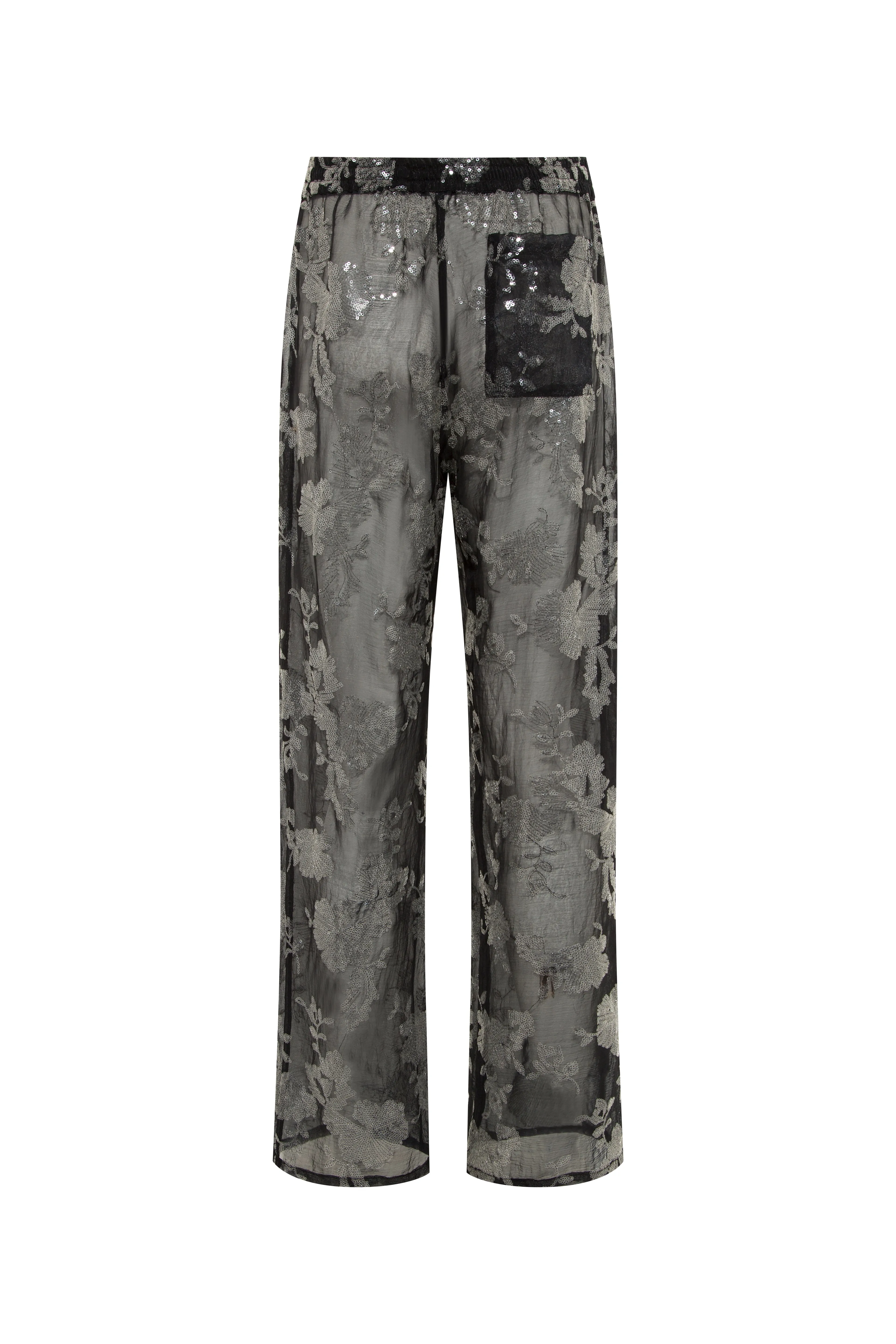 NEDI - Sequin detailed sheer drawstring pants sold by Siedres product image thumbnail 5