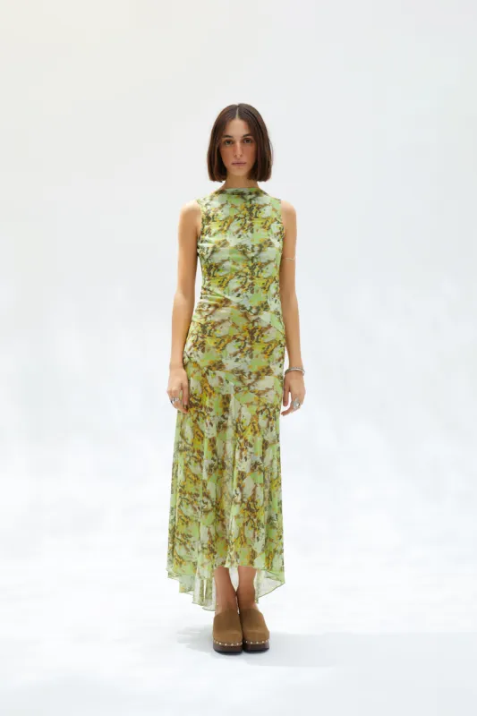 FENS - Printed open-back maxi dress sold by Siedres