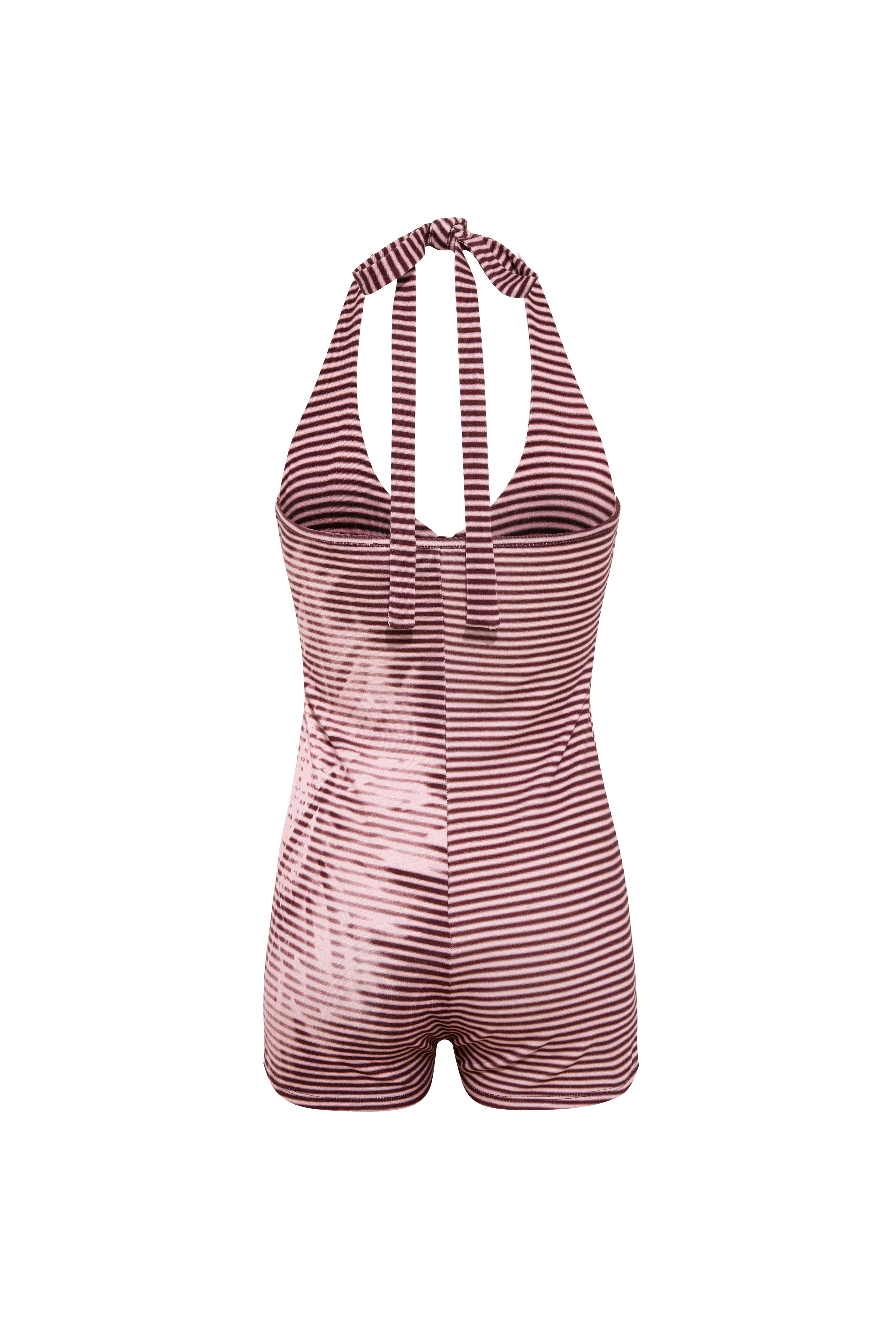 YANU - Printed button-up halterneck playsuit sold by Siedres product image thumbnail 5