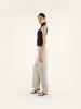 WARTZ - Zip-up sleeveless shirt with ruching details sold by Siedres
