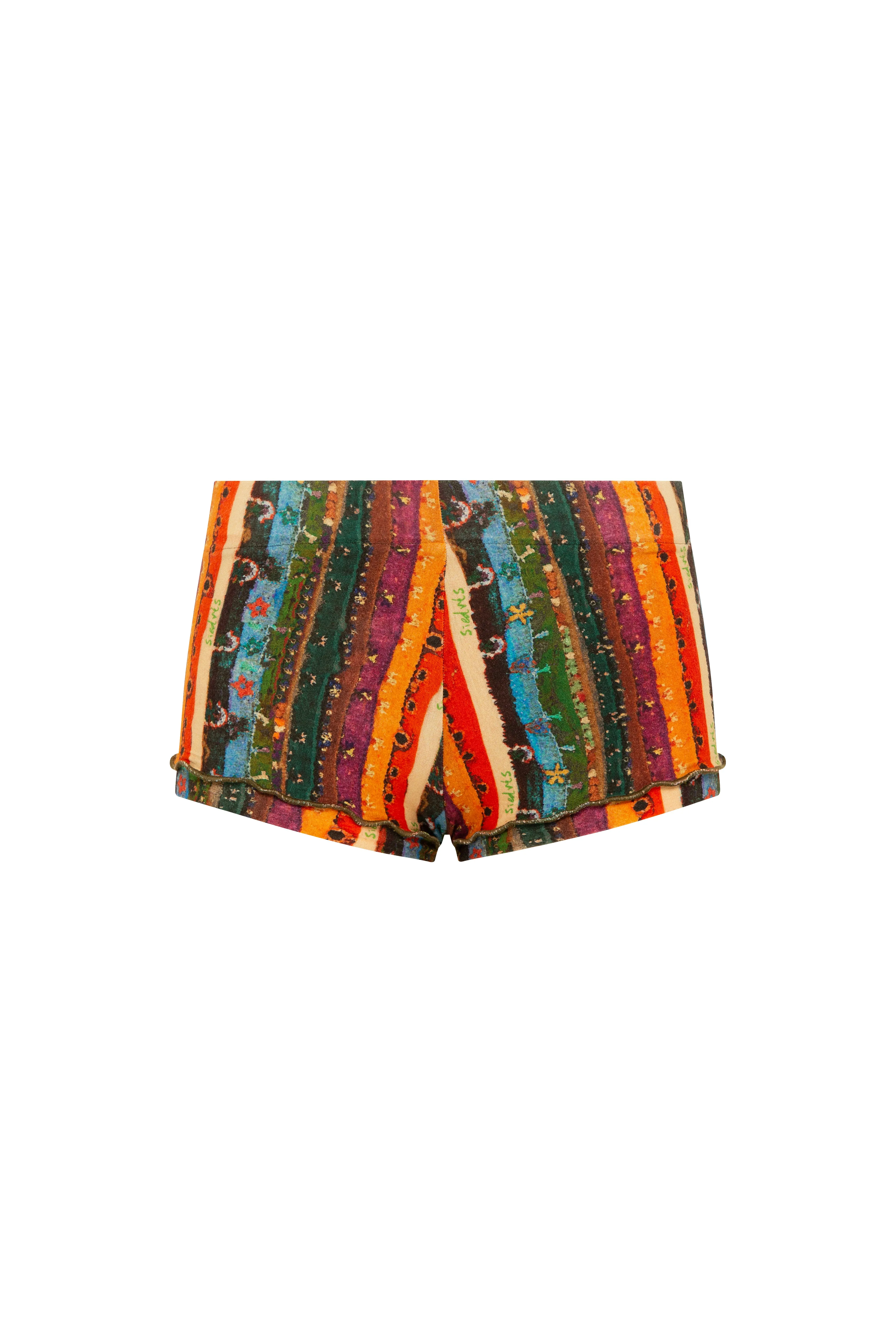 AFRA - Printed mini jersey shorts sold by Siedres product image thumbnail 4