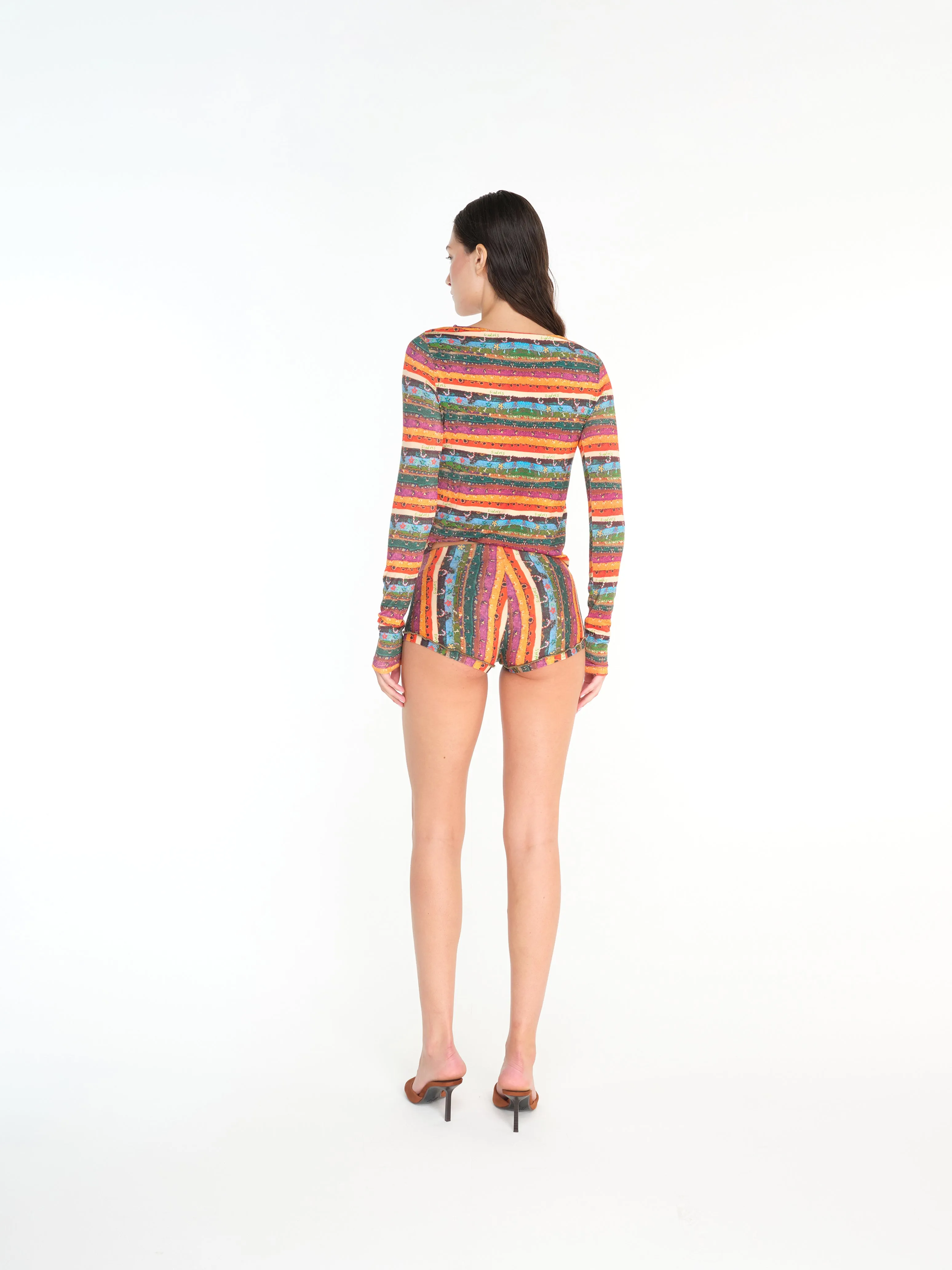 AFRA - Printed mini jersey shorts sold by Siedres product image thumbnail 3