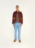 MUSY - Corduroy trimmed cotton jacket with printed lining sold by Siedres