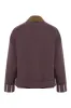 MUSY - Corduroy trimmed cotton jacket with printed lining sold by Siedres