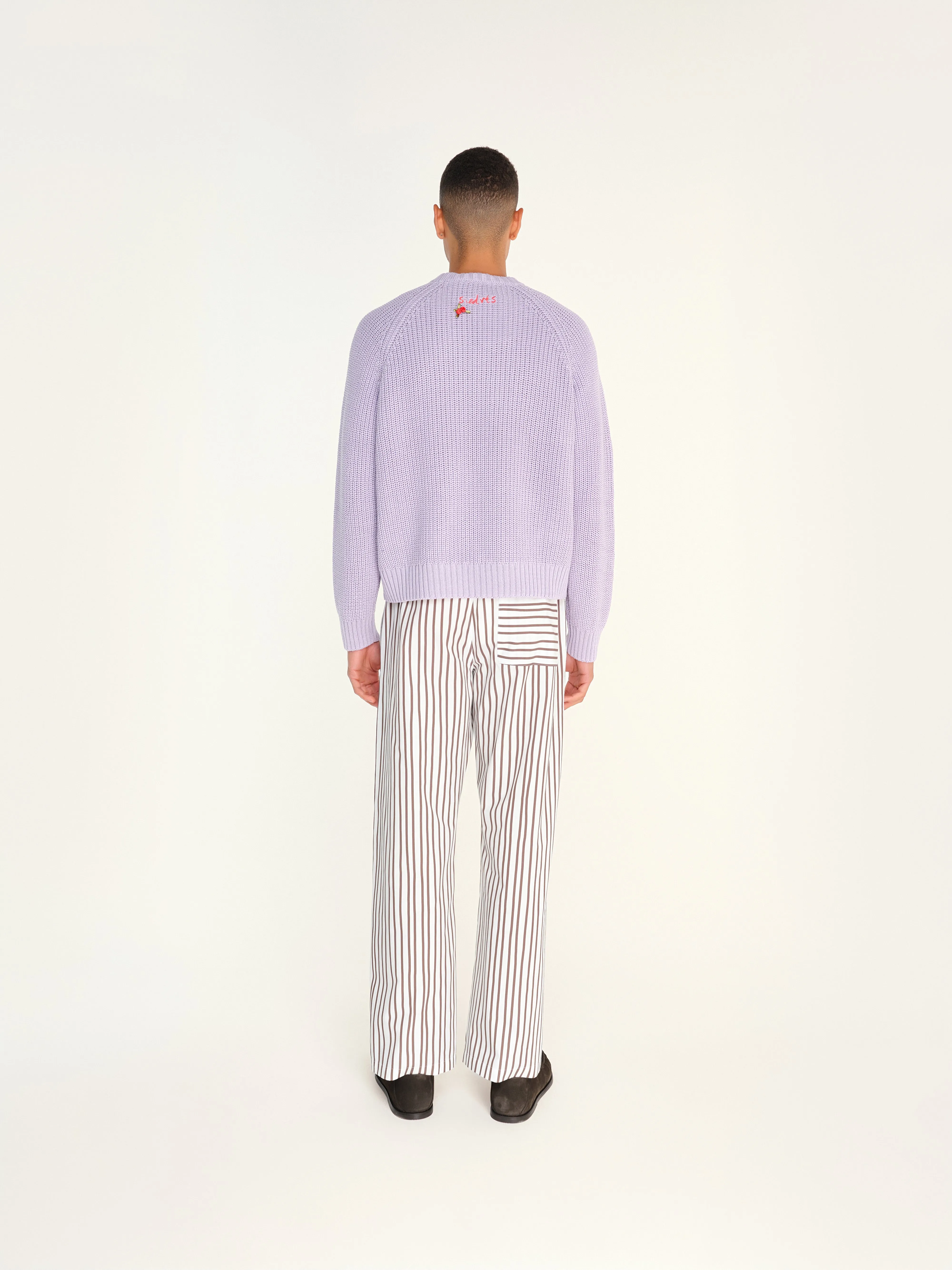 MASON - Straight-leg stripe printed drawstring pants sold by Siedres product image thumbnail 3