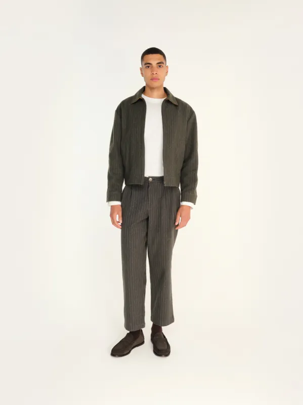 EDDY - Pleated wide-leg pants sold by Siedres