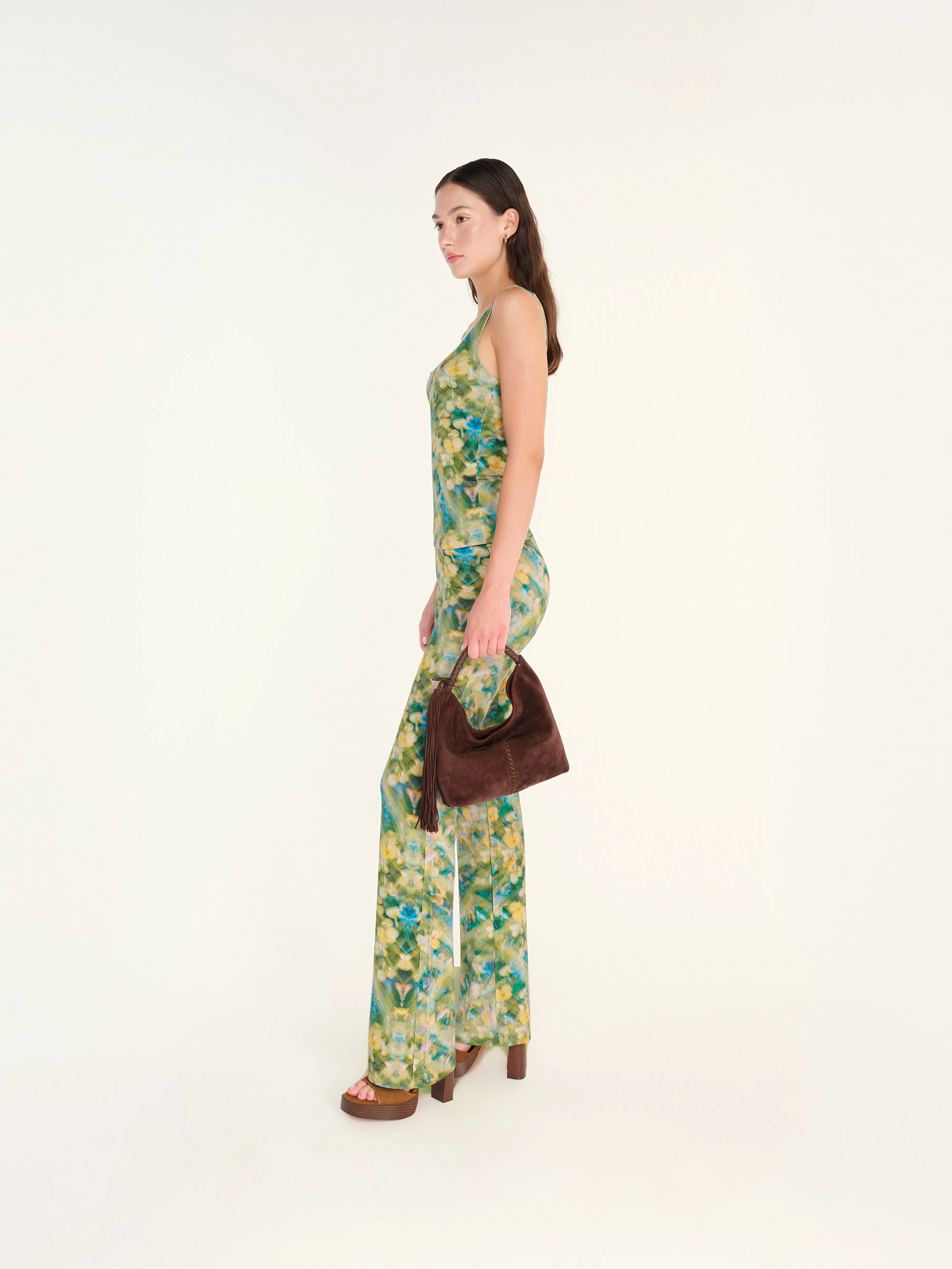 FLO - Floral printed flare-leg pants sold by Siedres product image thumbnail 2