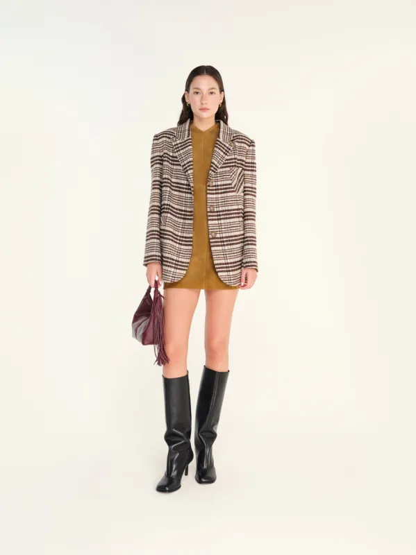 ACHE - Single-breasted Prince of Wales checked blazer sold by Siedres