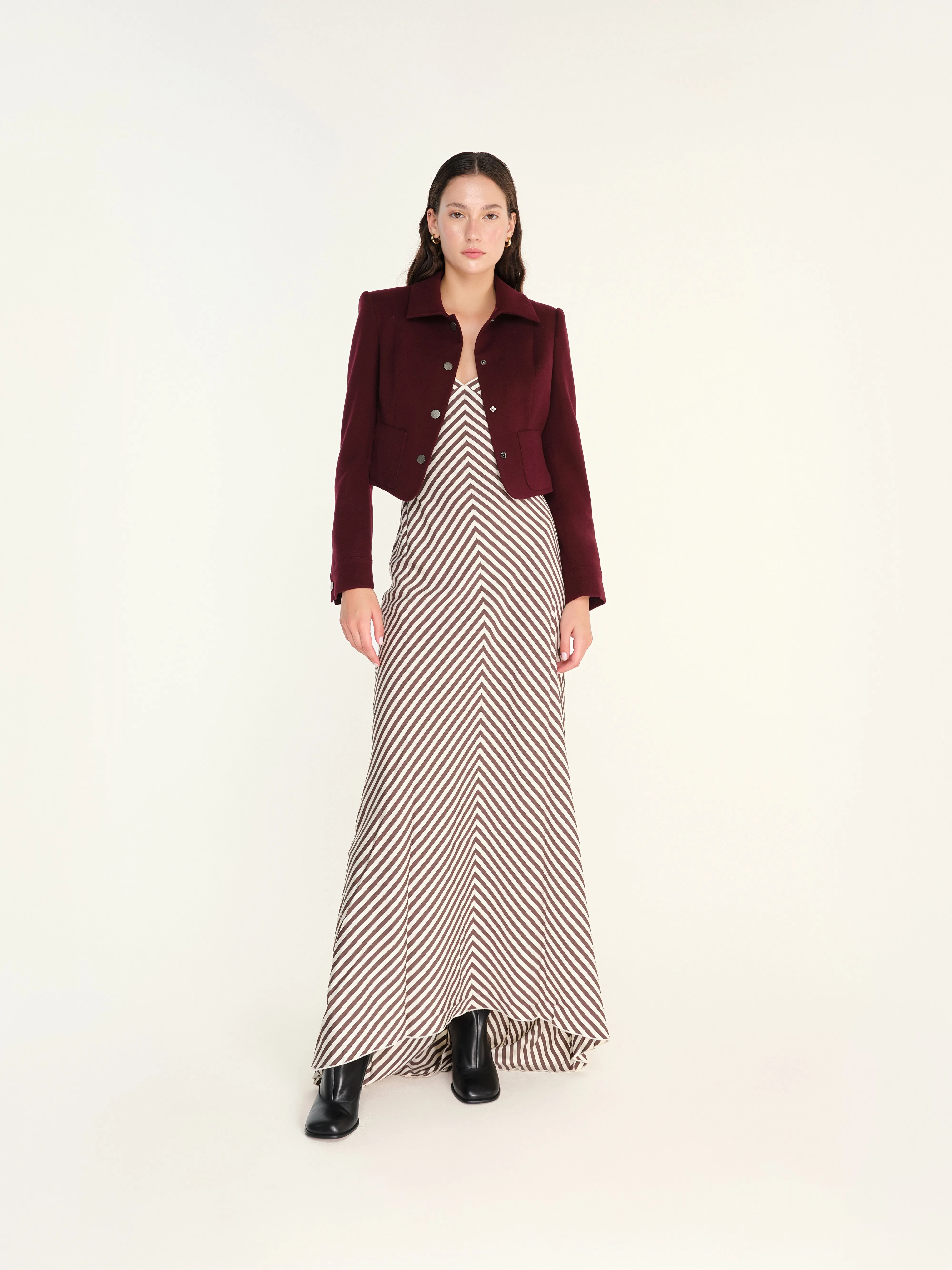 PELLA - Fitted jacket with front pockets sold by Siedres