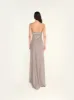 BAMBA - Stripe detailed maxi dress sold by Siedres