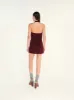 ZHEN - Fitted halterneck mini dress sold by Siedres